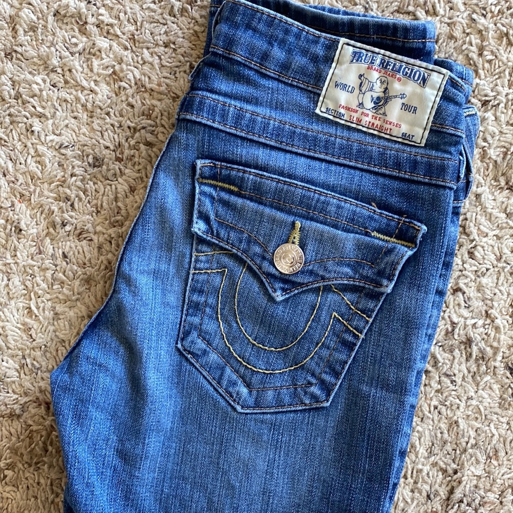 True Religion Straight Leg Jeans